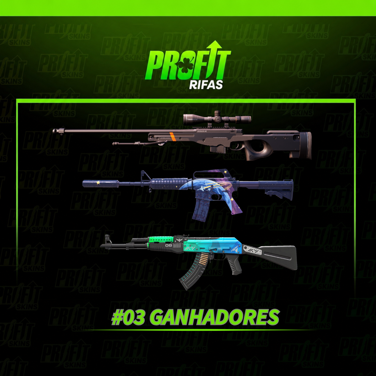 #03 GANHADORES | #10 COTAS